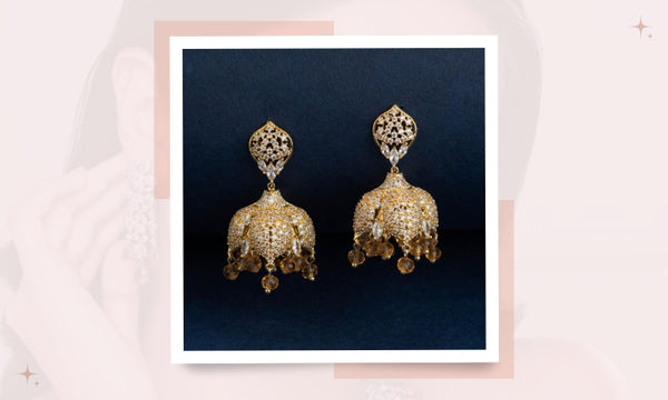Reviving the long old tradition of Magar Earrings with a fusion of polki  and tumbled stones. Make a statement with these Naveen magar… | Instagram